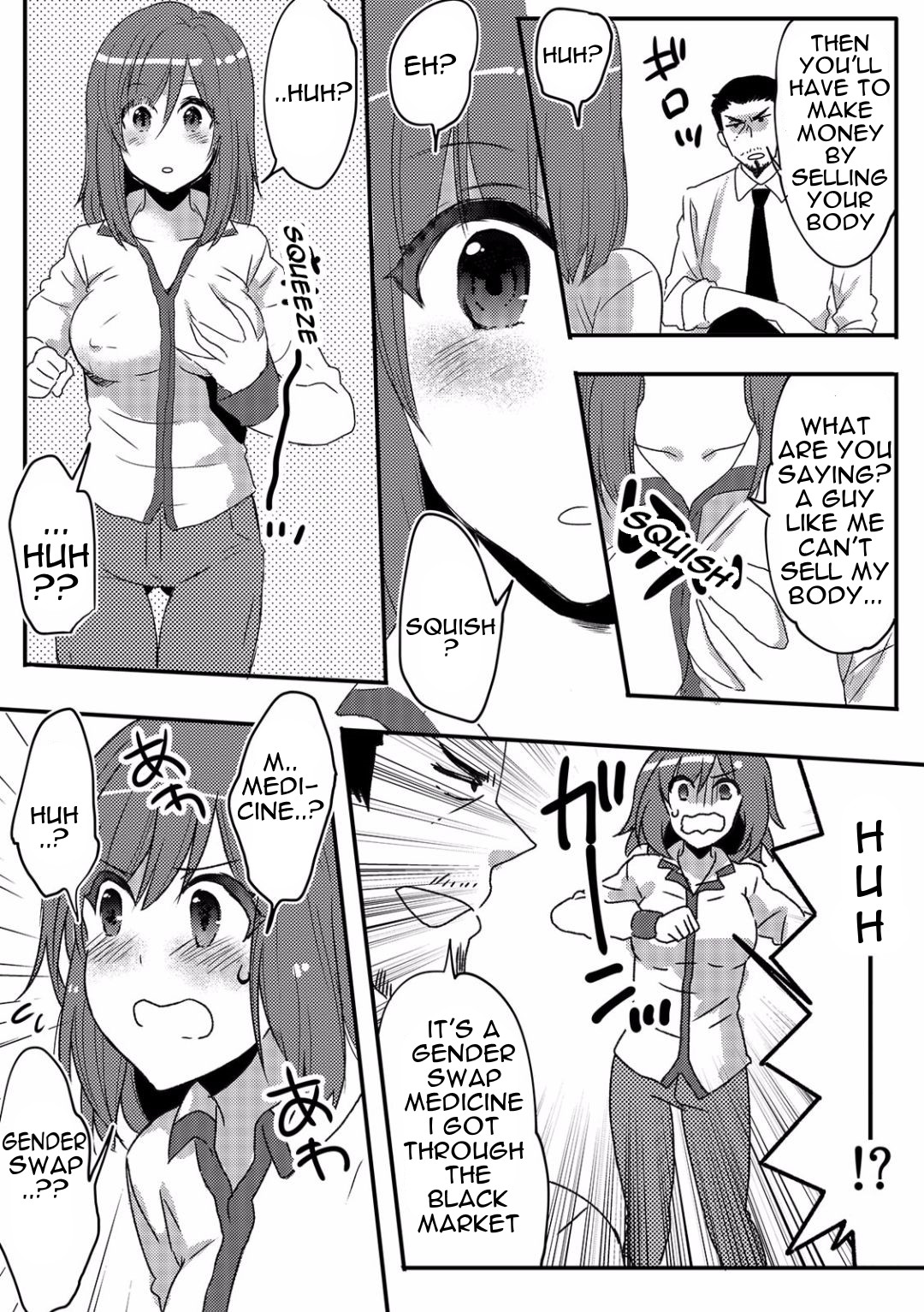 Hentai Manga Comic-I Was Turned Into A Girl and Forced to Sell My Body?! And My First Customer is My Best Friend.. No Way! 1-Read-8